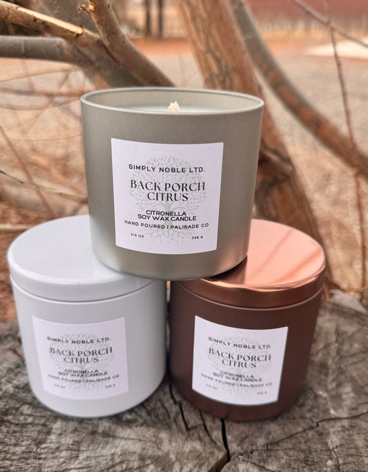 Back Porch Citrus (Citronella Candle)