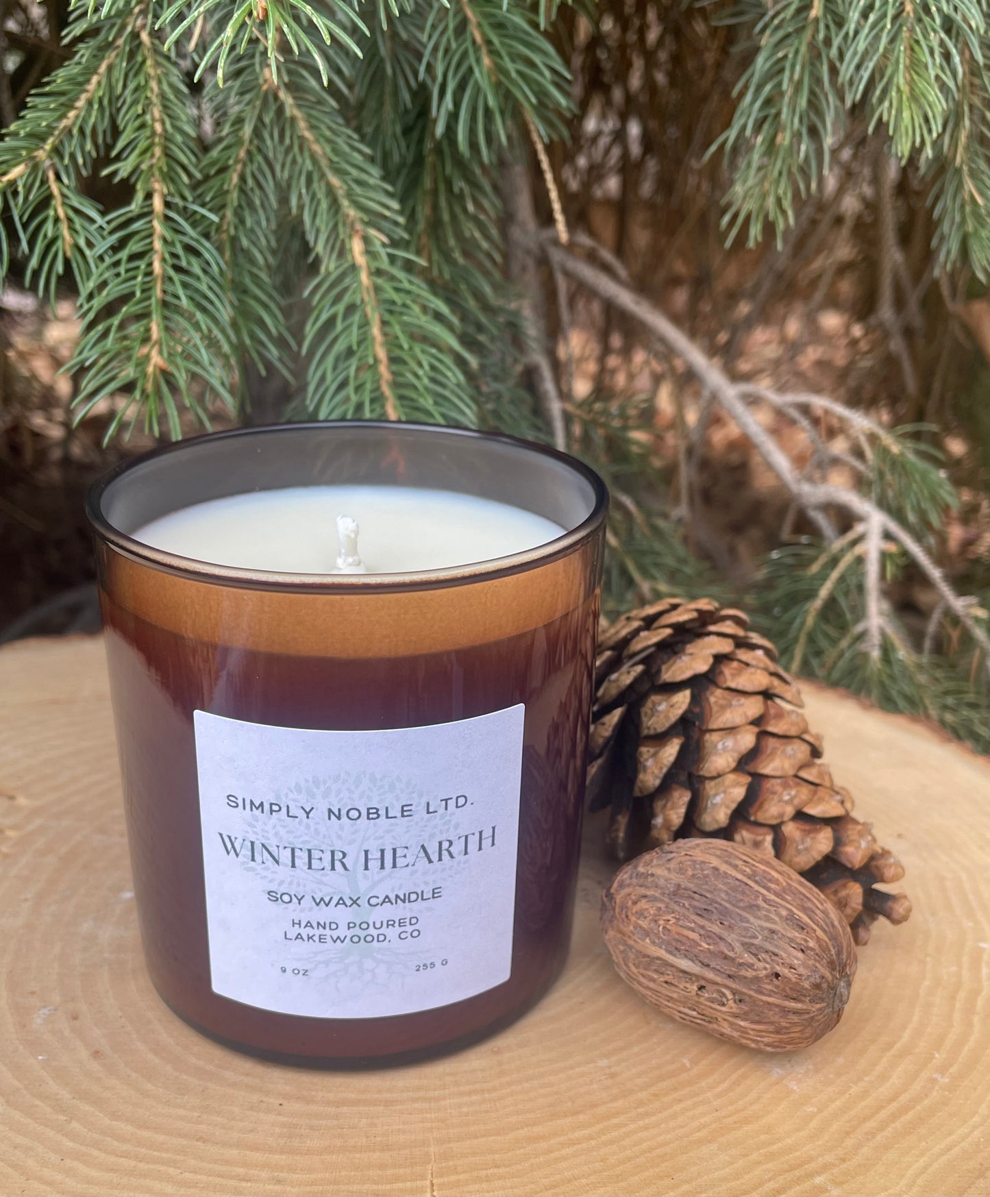 Winter Hearth Soy Wax Candle